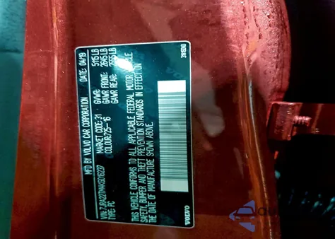 2019 Volvo S60 T6 R-Design from USA, damaged, VIN 7JRA22TM4KG016237